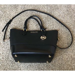 Michael Kors Black Crossbody Tote
